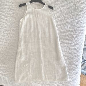 White linen shift, size 6 excellent condition